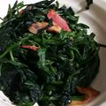 あさここなっつ's cooksnap of when they made ほうれん草とベーコンのバター炒め.