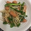 まゆまルイ's cooksnap of when they made ウインナもやしピーマン炒め.