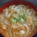 みゆりーた＊'s cooksnap of when they made 簡単キムチうどん.