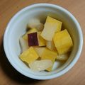 わんこたんわんたん's cooksnap of when they made さつまいもりんご おやつにも使える 簡単.