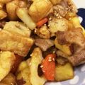 COCOSMILE！'s cooksnap of when they made さつまいもとレンコンの酢豚風.