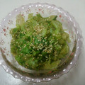☆ｆｕｍｉｋａ☆'s cooksnap of when they made きゅうりとレタスの酢の物.