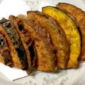 新米主婦Kちゃん's cooksnap of when they made カボチャの天ぷら簡単.