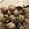 かぢぇ's cooksnap of when they made 簡単(^ω^)里芋の青のりバター.