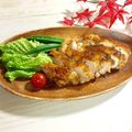 ３匹の大ぶたママ's cooksnap of when they made 鶏もも肉のはちみつマスタード焼き.