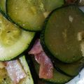 クックL1BSON☆'s cooksnap of when they made ズッキーニとベーコンのにんにく炒め.