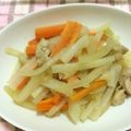 メイジももんじゃ's cooksnap of when they made ごはんがすすむ鶏肉と大根人参炒め.