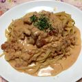ayapanda's cooksnap of when they made ズワイガニのトマトクリームパスタ.