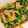 北区の中村's cooksnap of when they made 豆苗！息子も大好き！簡単炒め.