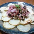 あやかときょうこ's cooksnap of when they made フライパン１つ♪ポテトとシメジのカナッペ.