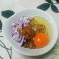 NAOばあさん's cooksnap of when they made なめたけと玉ねぎの卵黄あえ.
