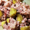 mogumogu5's cooksnap of when they made 黒米・さつまいも・おこわ風ごはん.