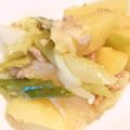 ro6369mi's cooksnap of when they made 長ネギとじゃがいもの味噌チーズ焼き.