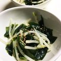 ちづりんも's cooksnap of when they made もやしとワカメの中華炒め.