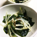 ちづりんも's cooksnap of when they made もやしとワカメの中華炒め.