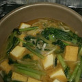 紅茶とチーズケーキ's cooksnap of when they made 簡単♪厚揚げと小松菜の甘辛味噌炒め.