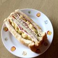 take♪aki♪'s cooksnap of when they made 旦那さん弁当♡サンドイッチ.