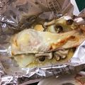 メーメーひつじ's cooksnap of when they made 味噌マヨの生鮭ホイル焼きBBQに絶品.