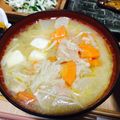 ゆぼ☆'s cooksnap of when they made わが家の美味しい簡単☆具沢山とん汁.