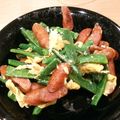 もか75's cooksnap of when they made インゲンとウインナーの卵炒め.