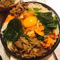 ちかごろ大豆's cooksnap of when they made ホットプレートで石焼ビビンバ.