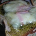 ＭＯＭＯパンダ's cooksnap of when they made バジルチーズトースト☆.