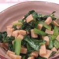 ｙｏｕ５'s cooksnap of when they made 高野豆腐と小松菜の香味炒め.