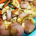 ぐーたら子☆'s cooksnap of when they made お弁当に＊魚肉ソーセージ＊卵.