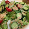 あや（｡・ｗ・｡）'s cooksnap of when they made レタスとトマトときゅうりの簡単サラダ.