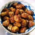 uni☆cm's cooksnap of when they made 里芋と豚ミンチの肉団子☆甘辛酸っぱい☆.