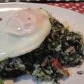 みちょっぷ's cooksnap of when they made 卵があま～いほうれん草チャーハン.
