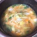クるミん's cooksnap of when they made 豚肉とキャベツのみそ鍋（1人用）.