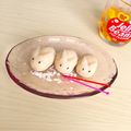 ♡ねい♡'s cooksnap of when they made 【簡単】十五夜 月見うさぎ団子♪.
