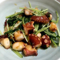 よしな0417's cooksnap of when they made タコと水菜のサッと炒め.