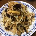 KとMと2匹の怪獣と's cooksnap of when they made 豚バラなすモヤシのポン酢炒め.