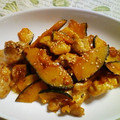 bonbonnier's cooksnap of when they made 鶏肉とかぼちゃの甘辛炒め.
