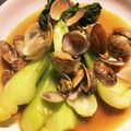 クックH06REU☆'s cooksnap of when they made 簡単♪アサリとチンゲン菜の酒蒸し.