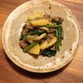 クックC18DJ9☆'s cooksnap of when they made じゃが芋と空心菜のオイスター炒め.