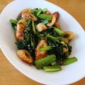 ma04tsu's cooksnap of when they made 簡単に節約1品♡小松菜とちくわの炒めもん.