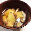 蒼の雫sp's cooksnap of when they made ＊しめじとさつまいもののみそ汁＊.