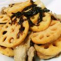 ズボラママ☆'s cooksnap of when they made 塩昆布で決まる豚こまれんこんの炒めもの.