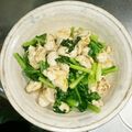 ゆづままきいこ's cooksnap of when they made 鶏胸肉と小松菜の柔ジューシーマヨソテー.