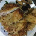 クック9P6O5D☆'s cooksnap of when they made 卵なし！少ない油でサクサクとんかつ♡.
