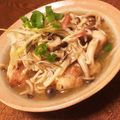 Whitnall's cooksnap of when they made 鶏もも肉のきのこあんかけ！.