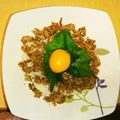 teast's cooksnap of when they made 簡単★月見そぼろ丼.