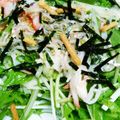 グラターイ's cooksnap of when they made 御茶漬け海苔で簡単水菜と豆腐のサラダ。.