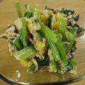 ☆★ＨＡＣＨＩ♪★☆'s cooksnap of when they made 小松菜とシーチキンコーンプラス缶和え♪.