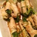 １０月's cooksnap of when they made おかひじきの豚バラ巻き♪.