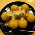 hkkn's cooksnap of when they made かぼちゃ入り♪　黄色い月見団子❀.