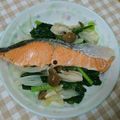 ＊れいぴん＊'s cooksnap of when they made フライパンで、鮭とたっぷり野菜の酒蒸し.